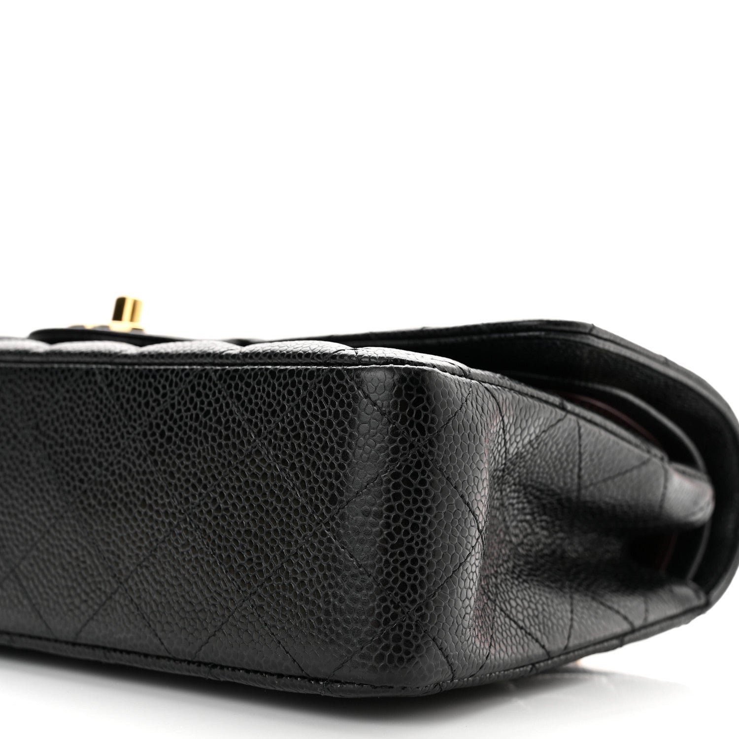 Chanel Caviar Quilted Medium Double Flap Black 17 of 20
