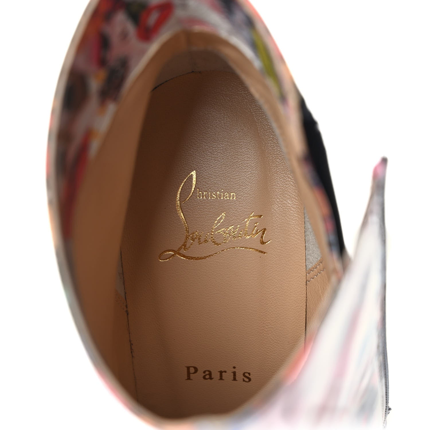 Christian Louboutin Patent Oh Xtian So Kate Booty 100 Ankle Boots 39.5 Multicolor 7 of 7