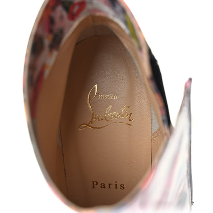 Christian Louboutin Patent Oh Xtian So Kate Booty 100 Ankle Boots 39.5 Multicolor 7 of 7
