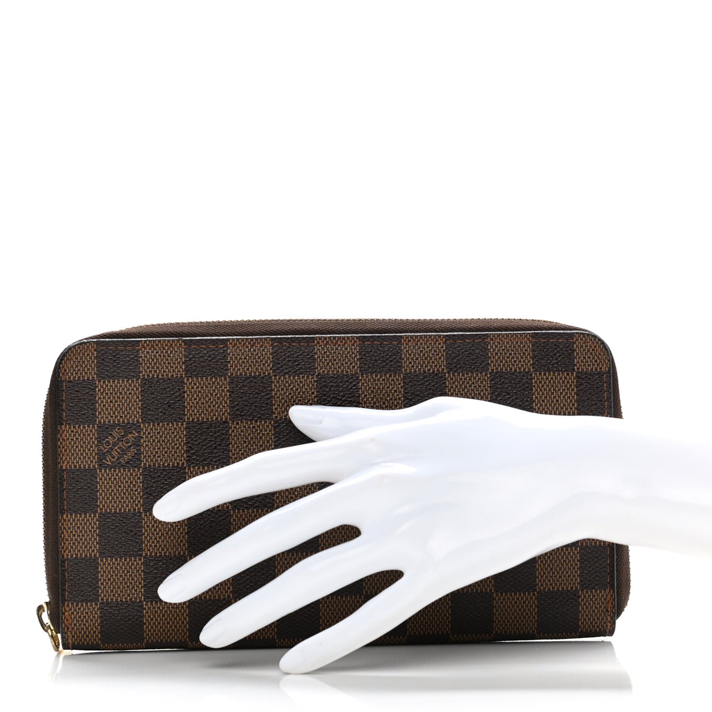 Damier Ebene Zippy Organizer Wallet