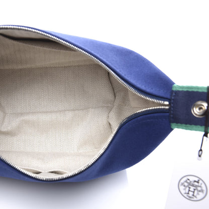 Hermes Canvas Small Bride-A-Brac Pouch Marine 4 of 8