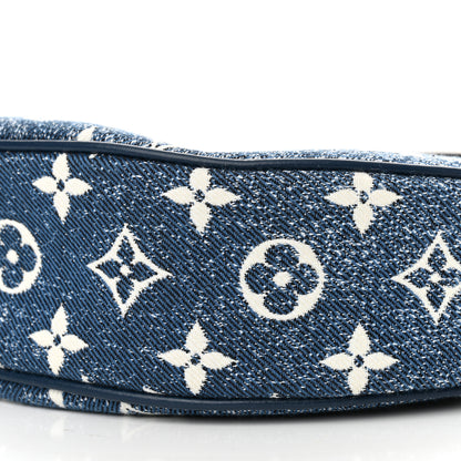 Louis Vuitton Monogram Jacquard Denim Loop Bleu 9 of 10