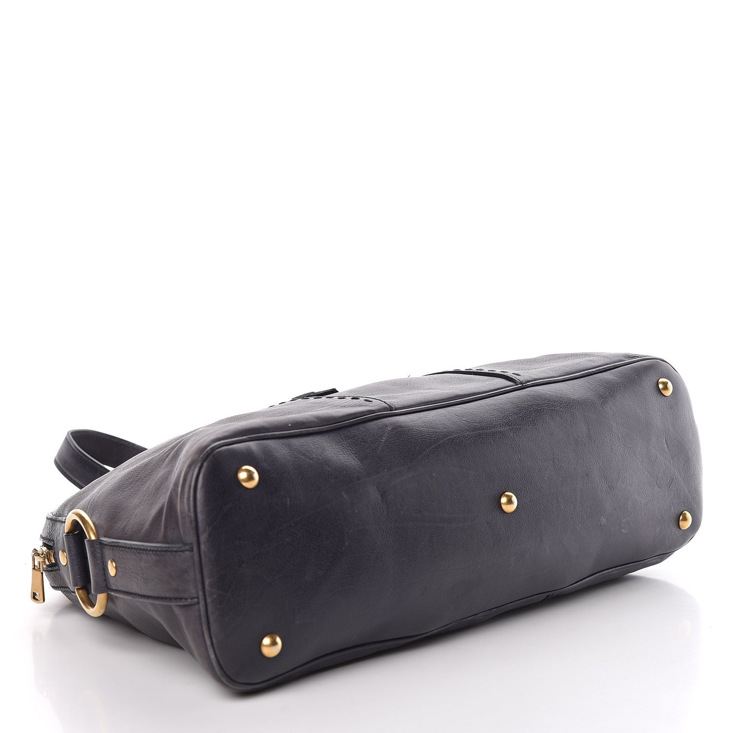 Calfskin Large Muse Navy Blue