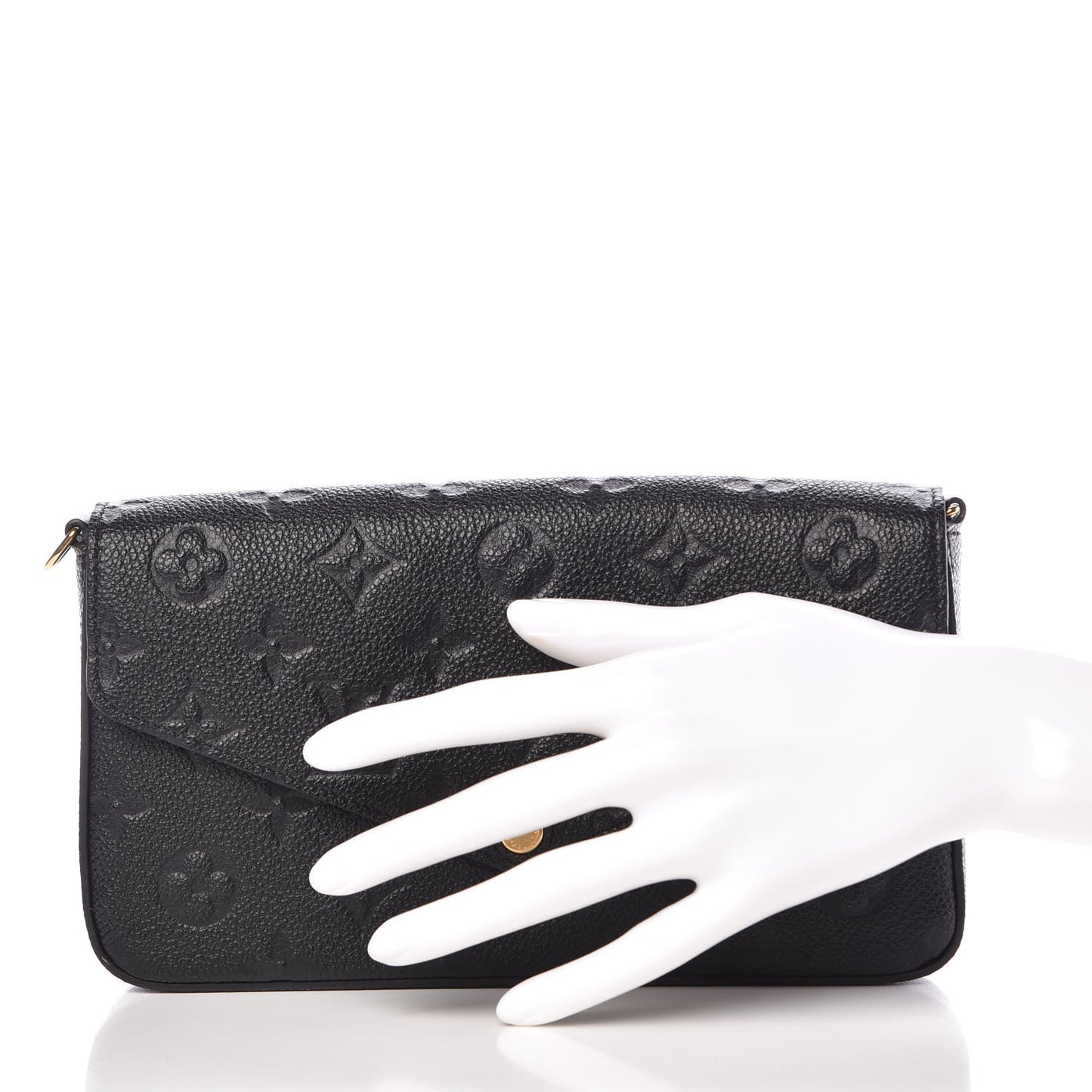 Empreinte Pochette Felicie Chain Wallet Black