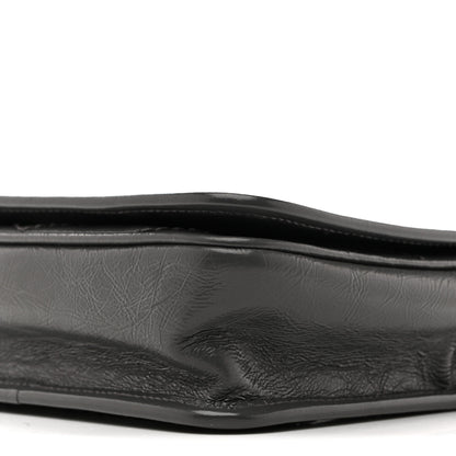 Saint Laurent Crinkled Calfskin Matelasse Monogram Niki Chain Wallet Storm 10 of 10