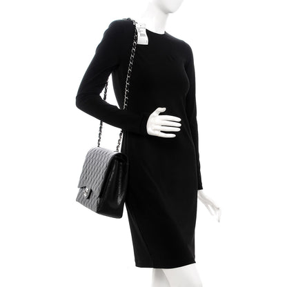 Chanel Caviar Quilted Maxi Double Flap Black 2 of 8