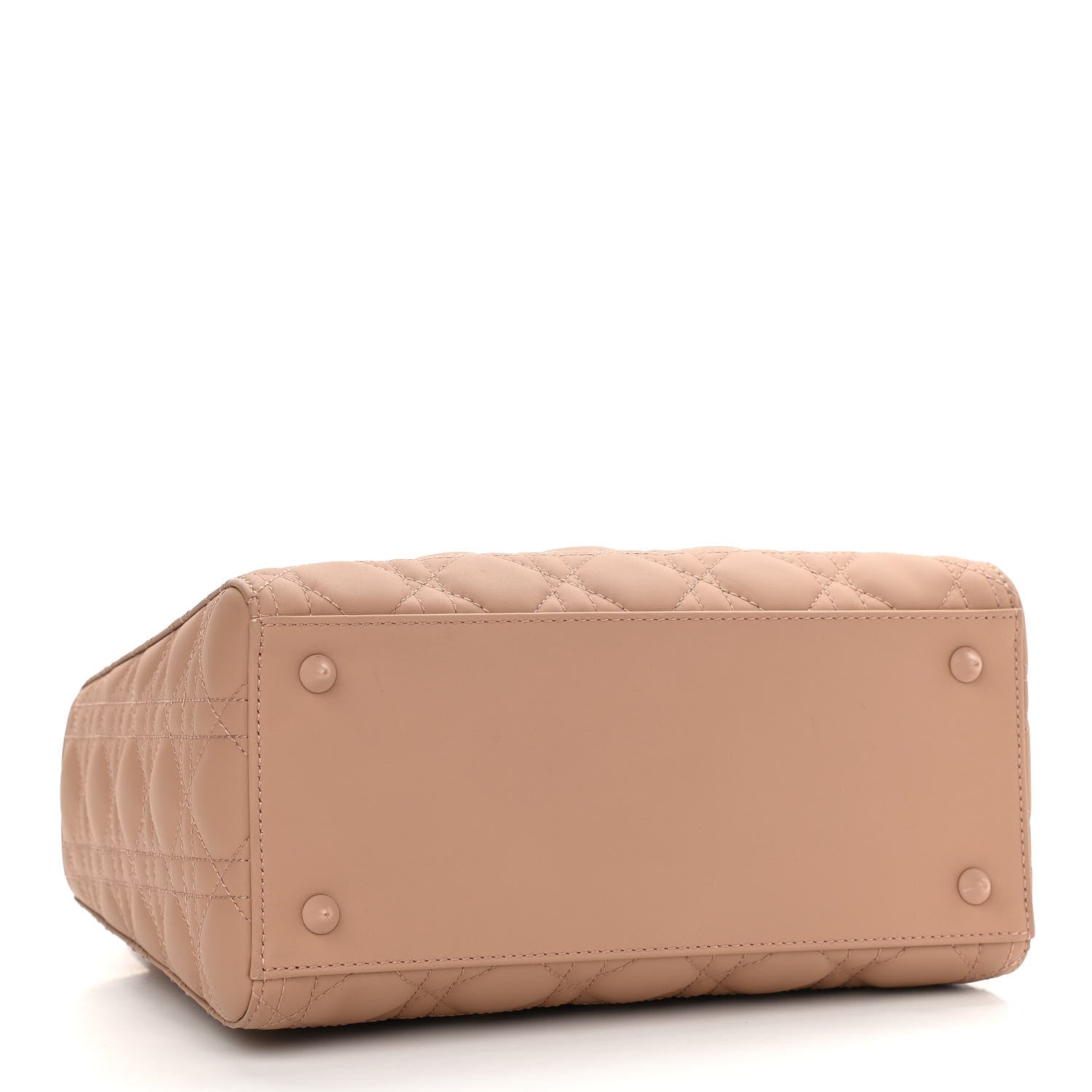Christian Dior Ultra Matte Calfskin Cannage Medium Lady Dior Beige 4 of 10