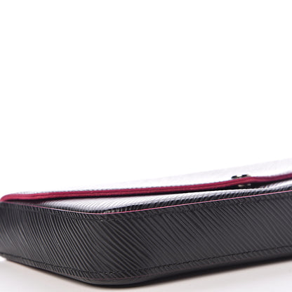 Louis Vuitton Epi Pochette Felicie Black Hot Pink 10 of 13
