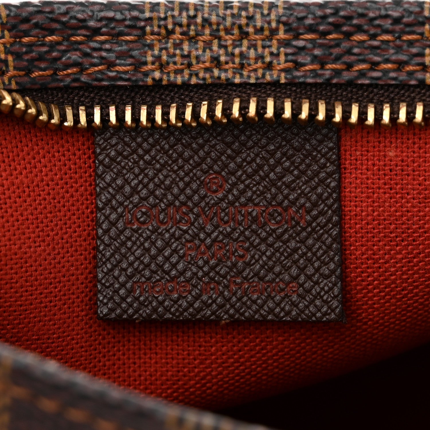 Louis Vuitton Damier Ebene Trousse Make Up Bag Pochette 6 of 11