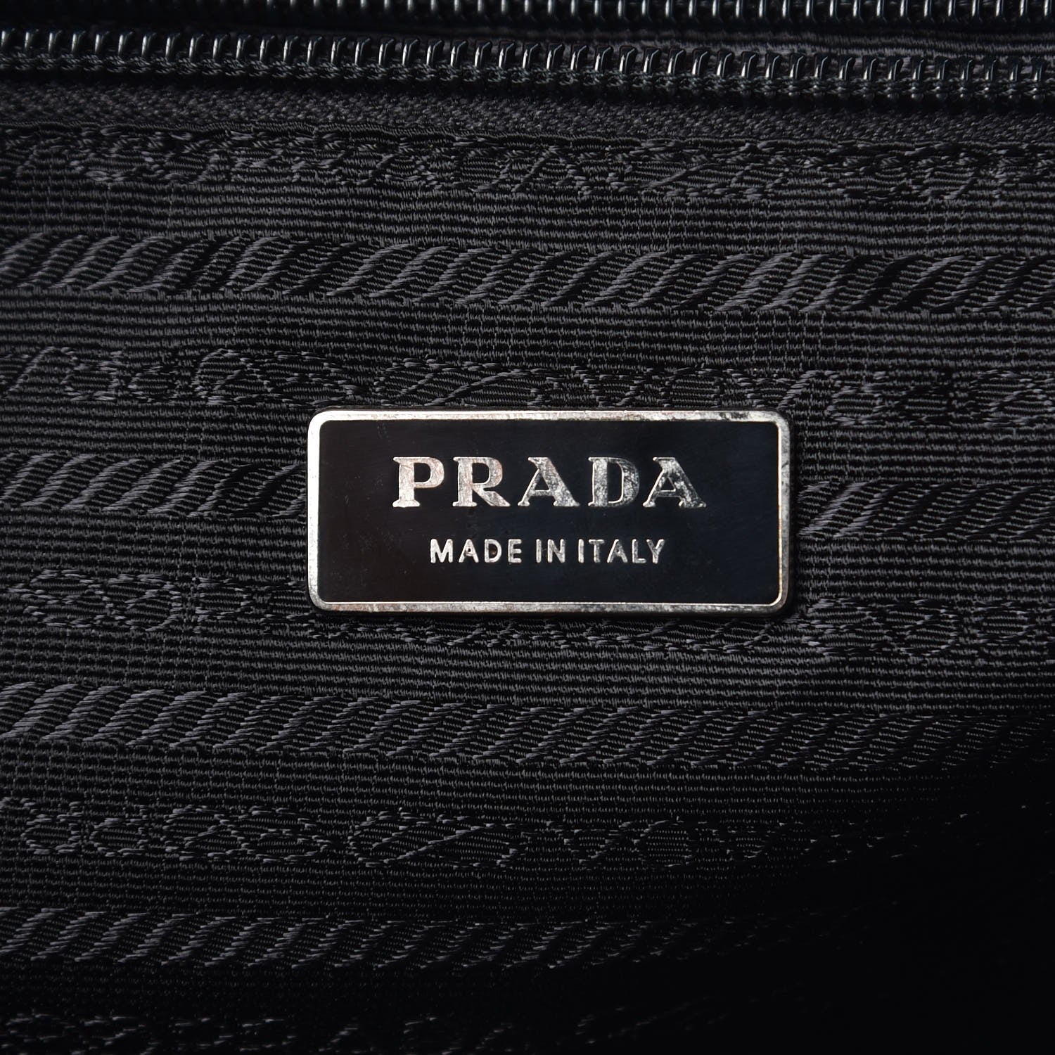 Prada Nylon Vela Medium Backpack Black 6 of 6