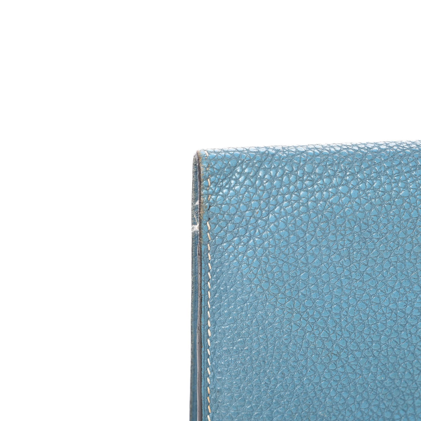 Togo Dogon Duo Wallet Blue Jean