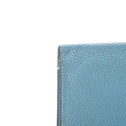 Hermes Togo Dogon Duo Wallet Blue Jean 18 of 24