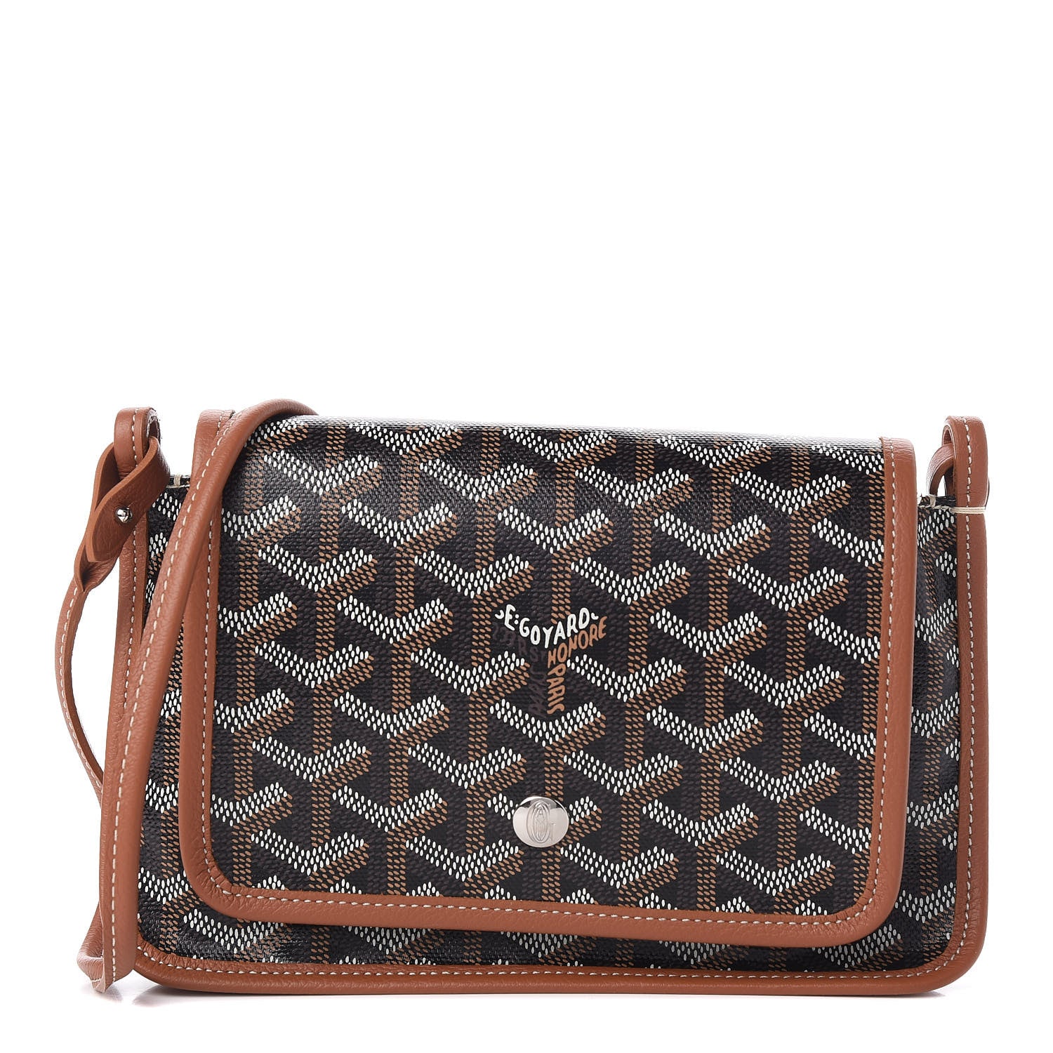 Goyard Goyardine Plumet Wallet Clutch Black Gold 1 of 11