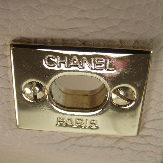 Caviar Cerf Shopper Tote Beige Clair