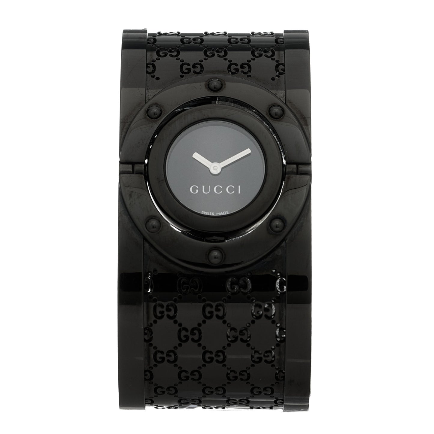 PVD Stainless Steel 33mm Twirl Quartz Watch Black