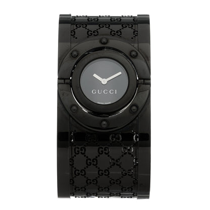 Gucci PVD Stainless Steel 33mm Twirl Quartz Watch Black 1 of 5