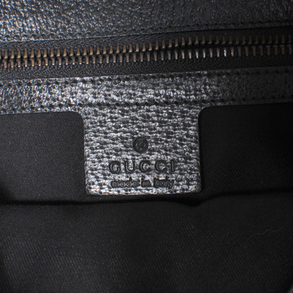 Gucci Monogram Studded Pelham Runway Flap Bag Black 6 of 7