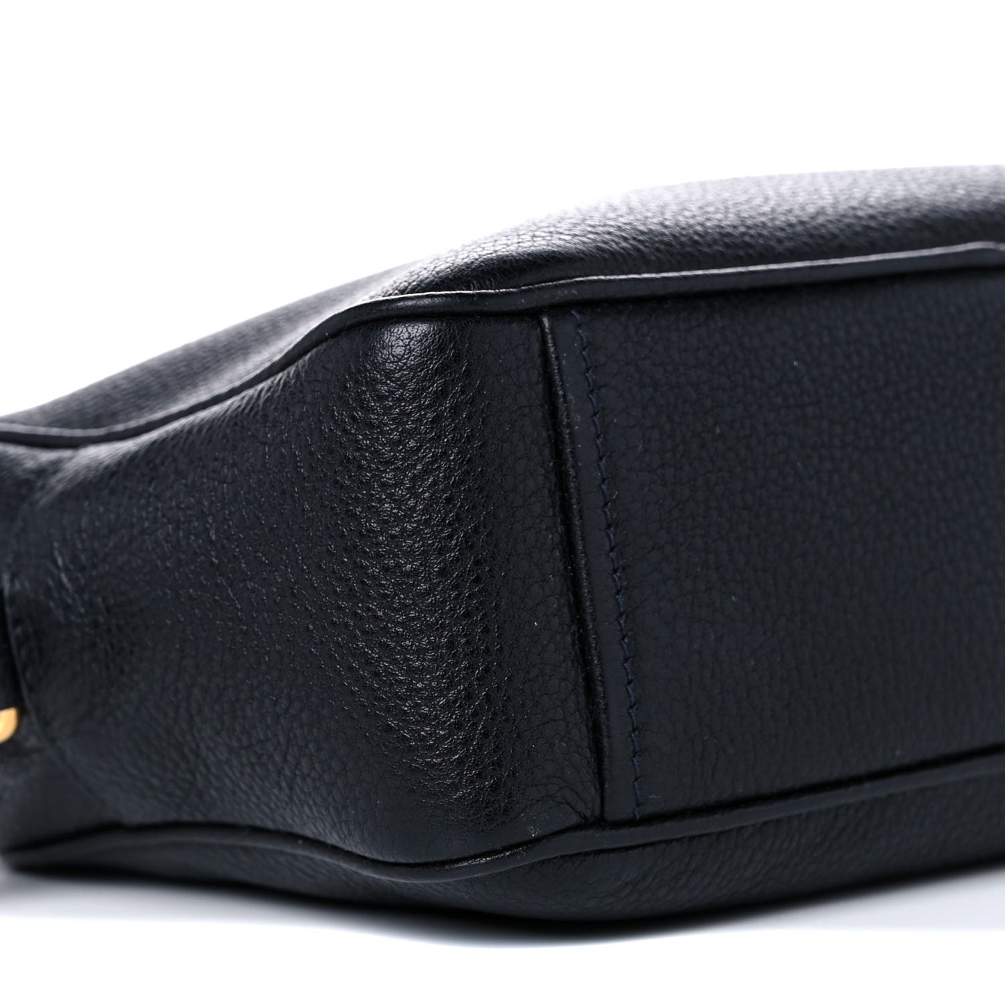 Vitello Daino Camera Crossbody Black