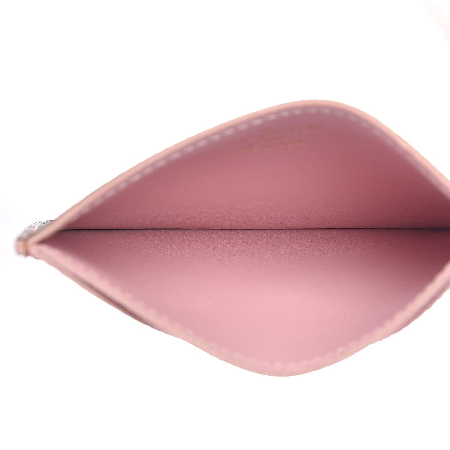 Damier Ebene Caissa Card Holder Rose Ballerine
