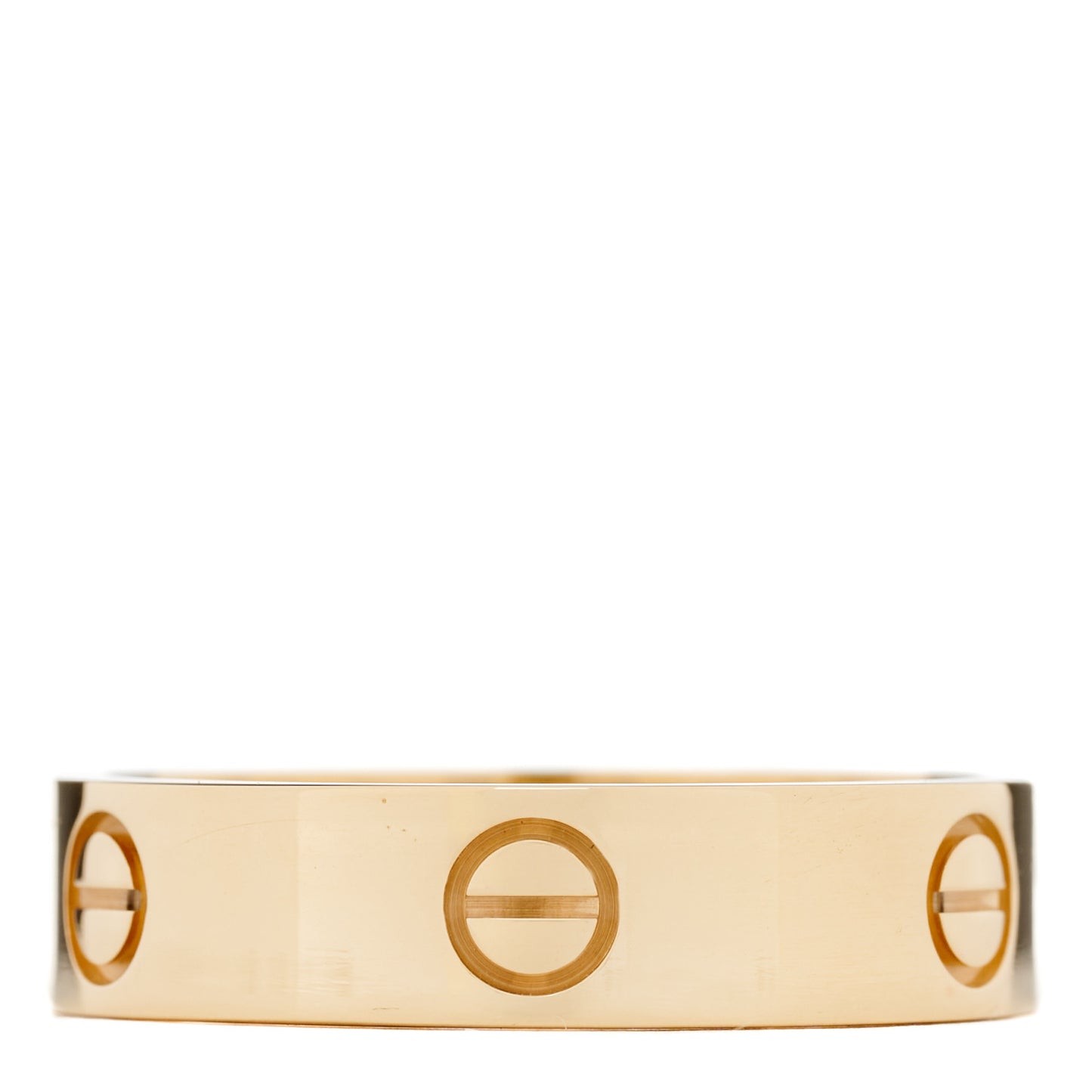 18K Yellow Gold 5.5mm LOVE Ring 64 10.75