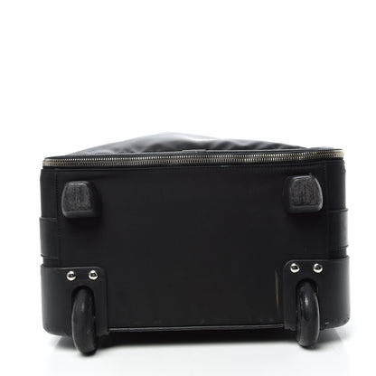 Prada Tessuto Nylon Saffiano Trolley Luggage Black 13 of 18