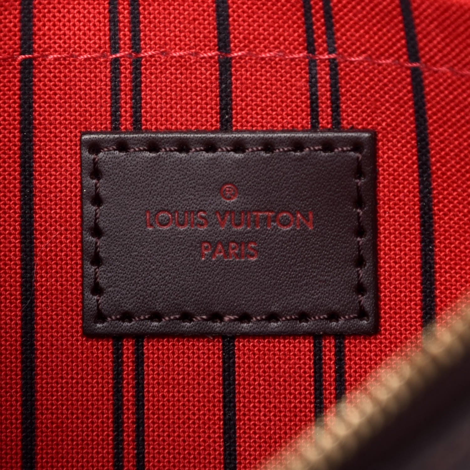 Louis Vuitton Damier Ebene Neverfull MM GM Pochette 6 of 7