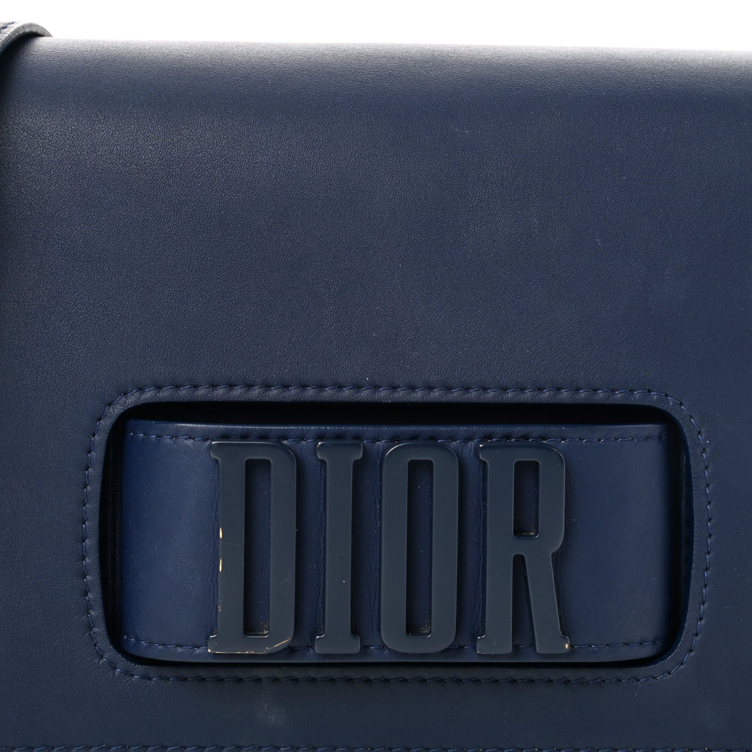 Christian Dior Ultra Matte Calfskin Dio(r)evolution Flap Bag Navy 8 of 15