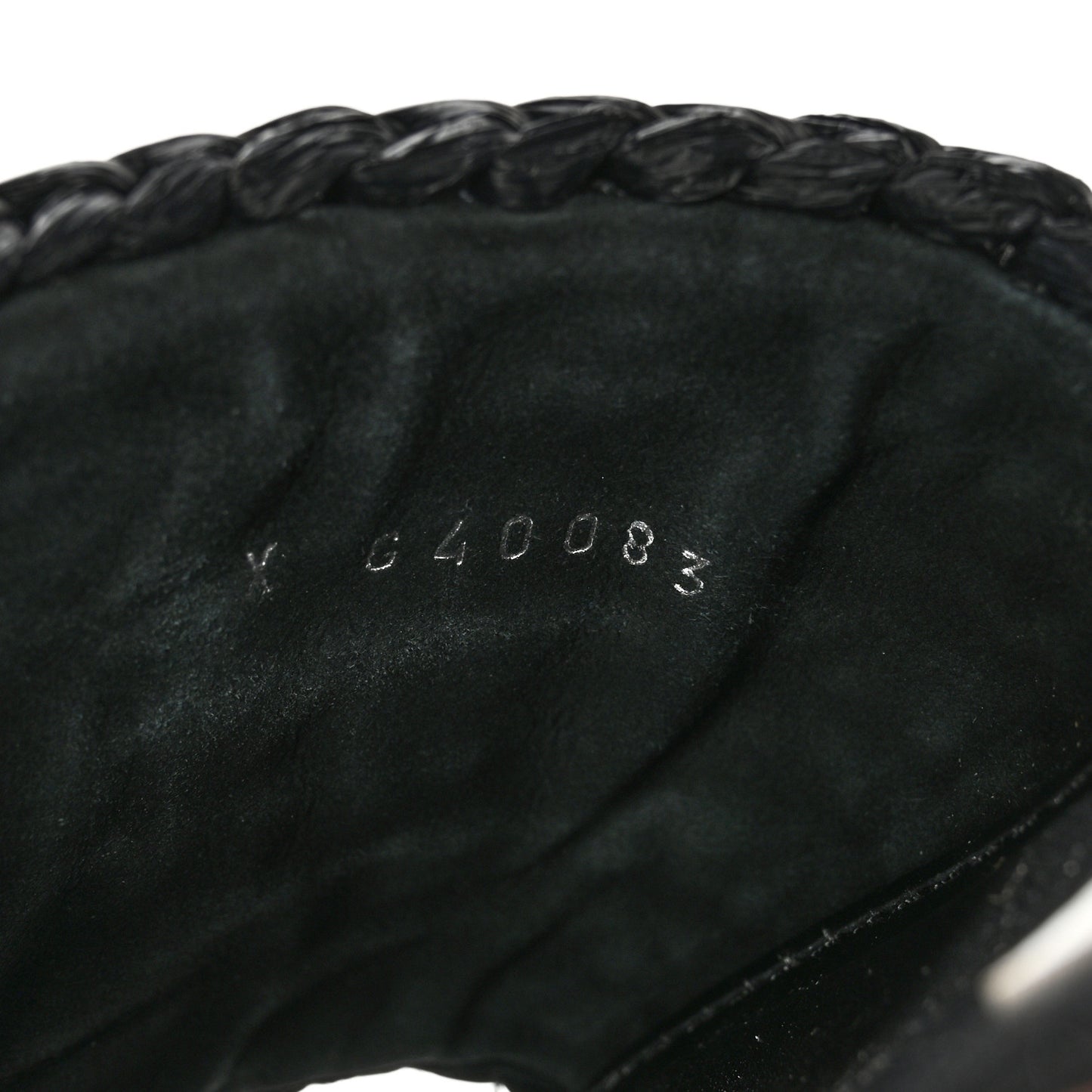 Raffia Crystal CC Mules Sandals 39 Black