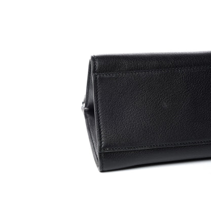 Gucci Grained Calfskin Web Crystal Butterfly Stripe Medium Totem Top Handle Bag Black 9 of 13