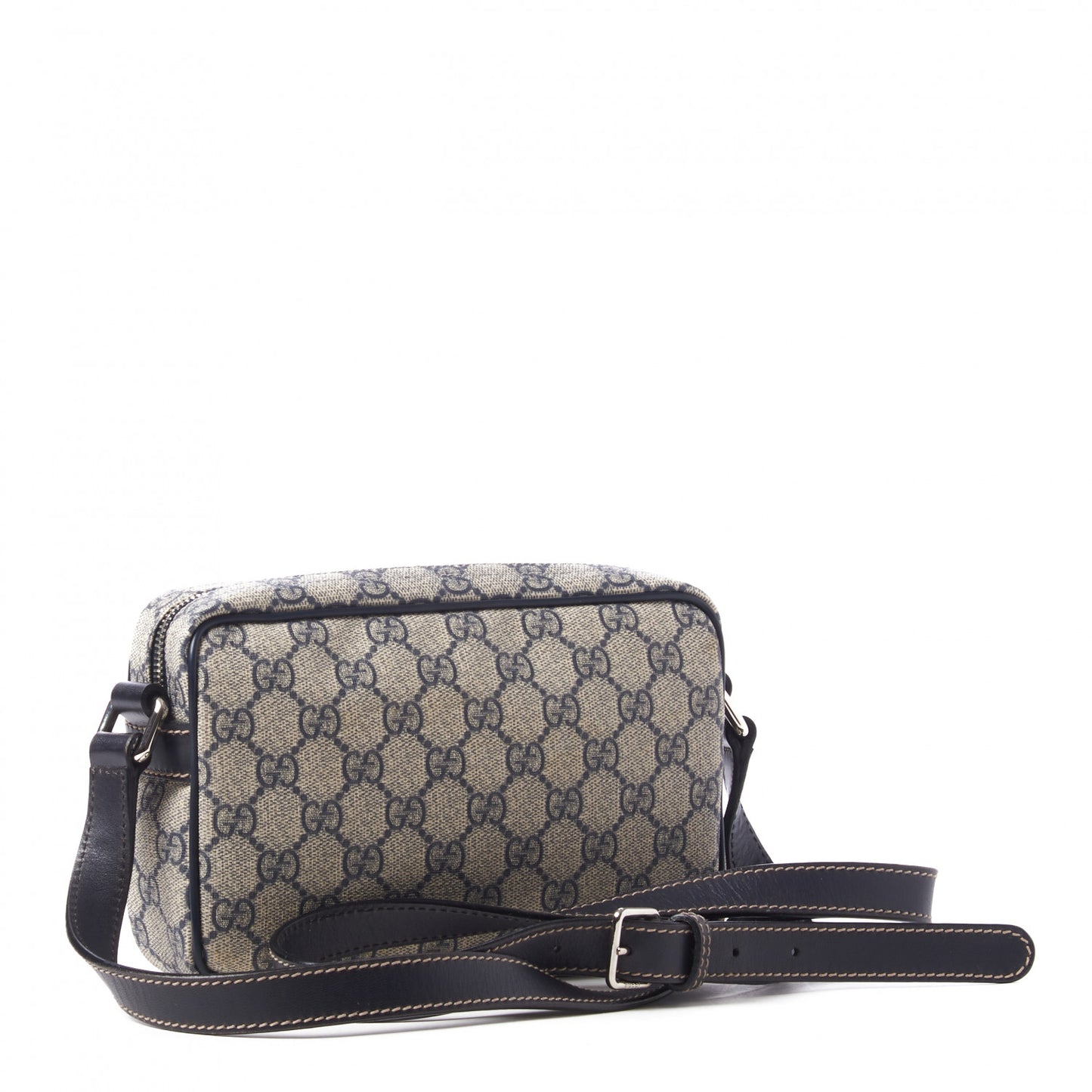 GG Plus Monogram Small Shoulder Bag Navy