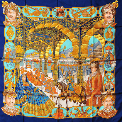 Hermes Silk Splendeur Des Maharajas Scarf 90 1 of 6