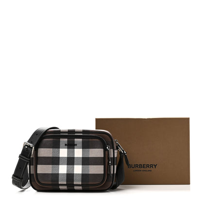 Burberry Canvas Check Paddy Messenger Birch Brown 10 of 10