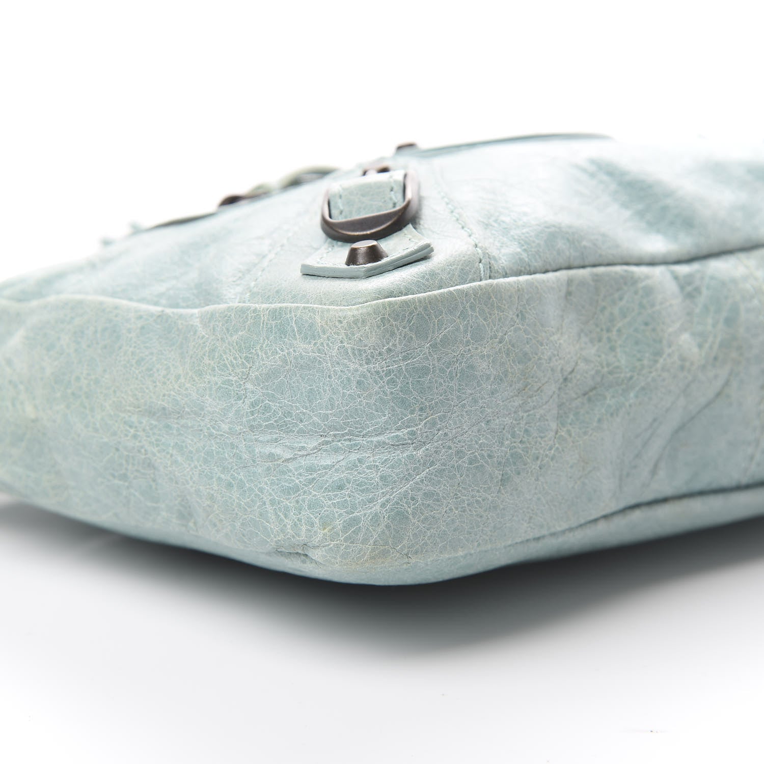 Balenciaga Chevre Porte Toilette Makeup Clutch Sky Blue 7 of 9