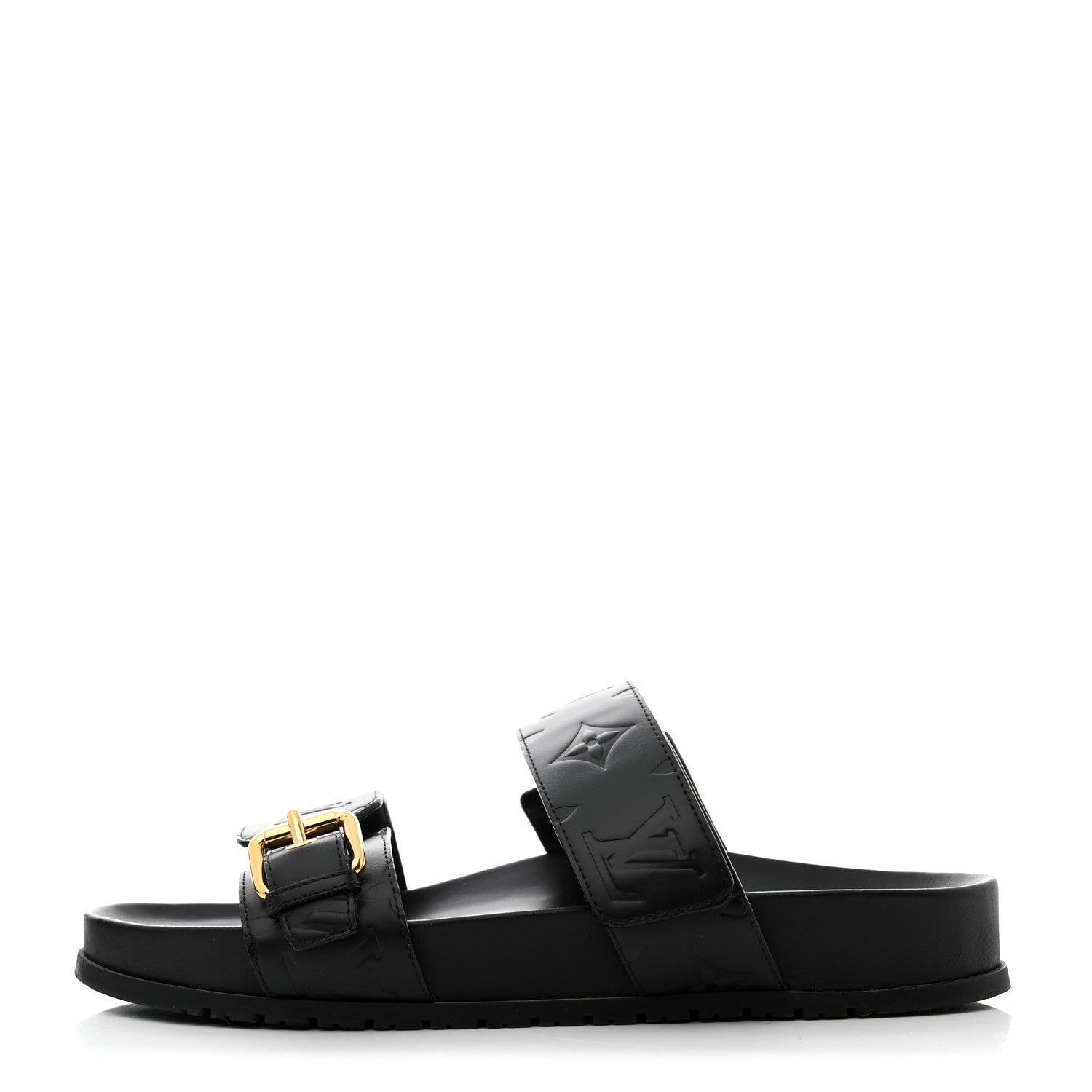 Louis Vuitton Empreinte Bom Dia Mule Sandals 38 Black 1 of 7
