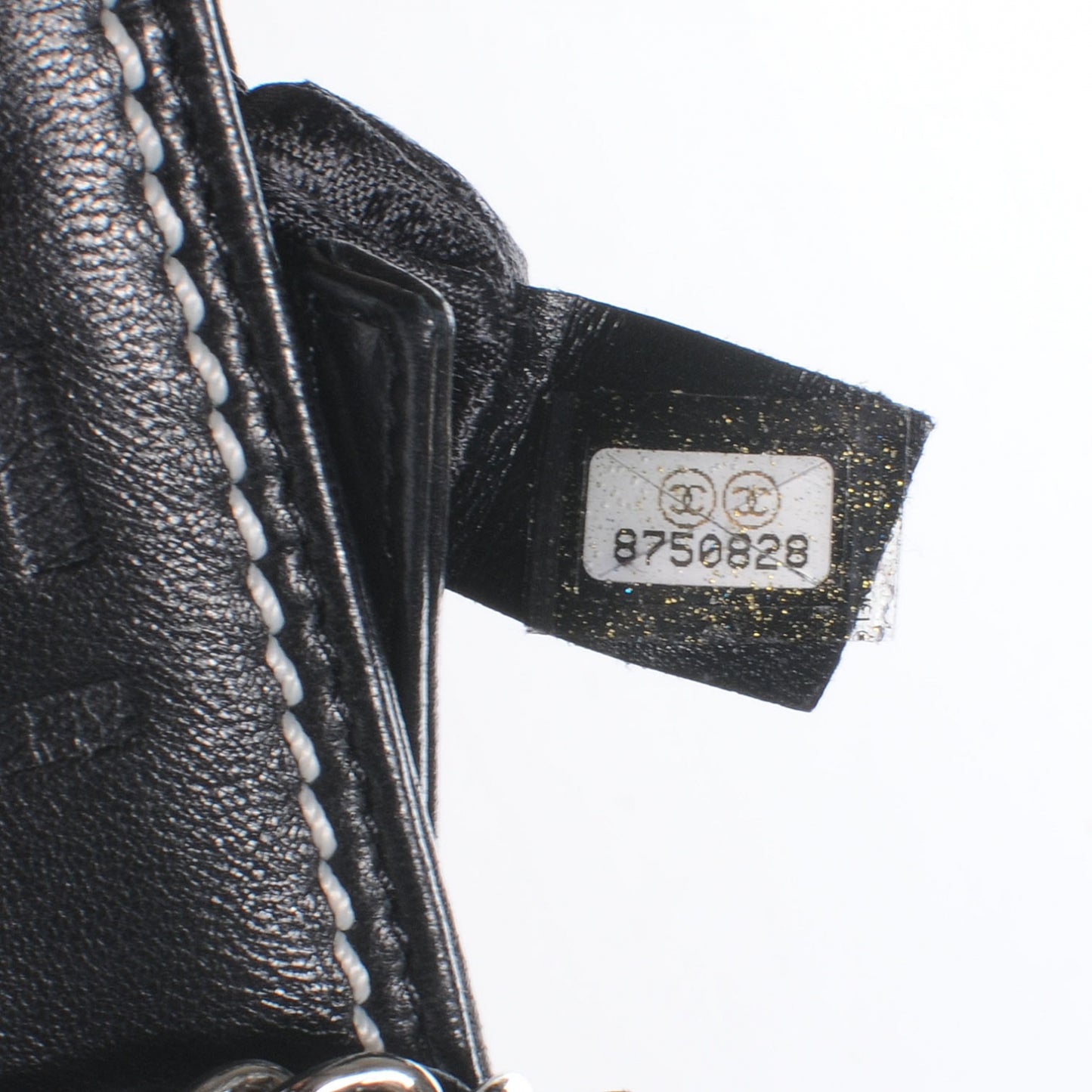 Leather Lax Pochette Bag Black
