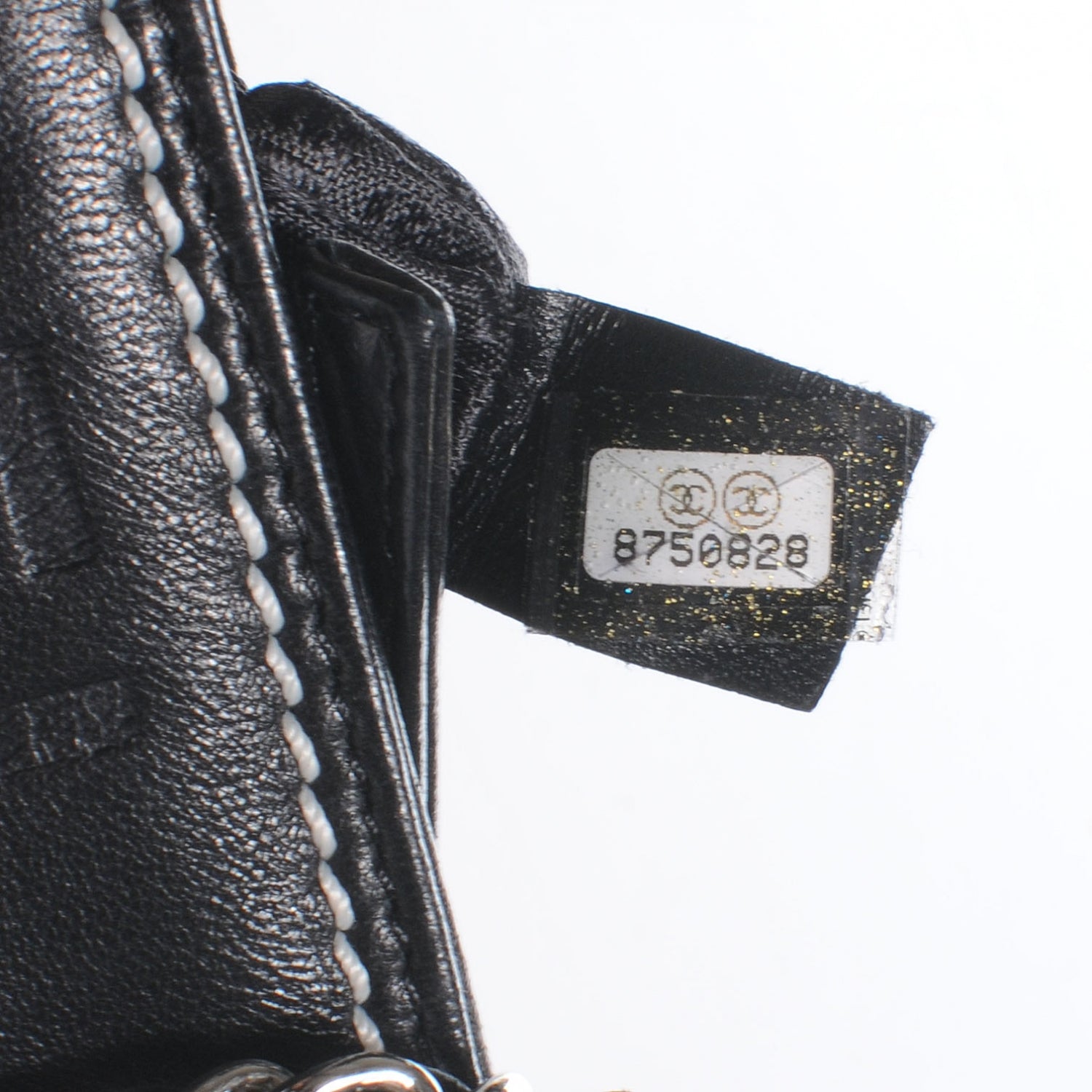 Chanel Leather Lax Pochette Bag Black 7 of 7