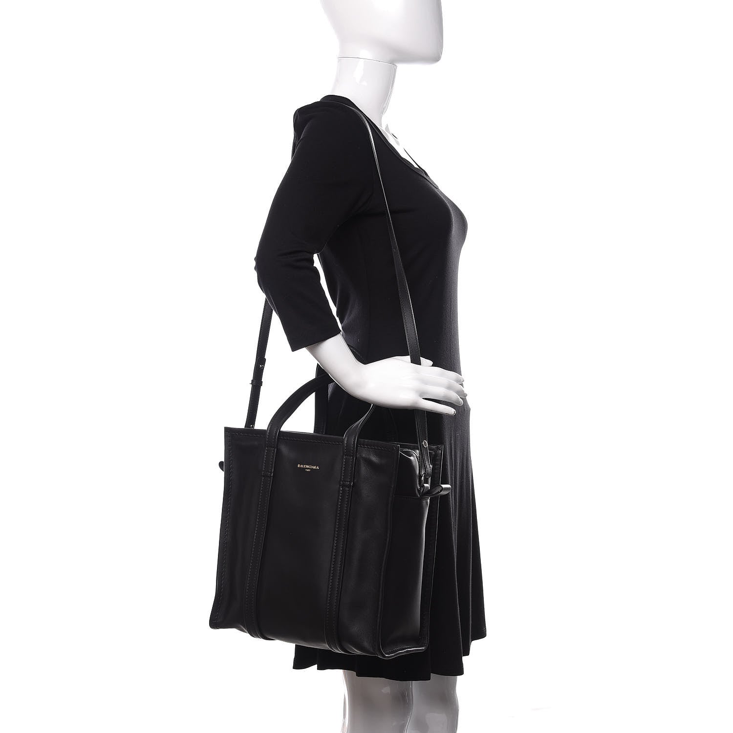 Balenciaga Agneau Small Bazar Shopper Tote Black 2 of 9