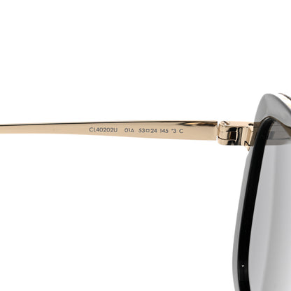 Celine Oversized Square Metal Sunglasses CL40202U Black 6 of 7