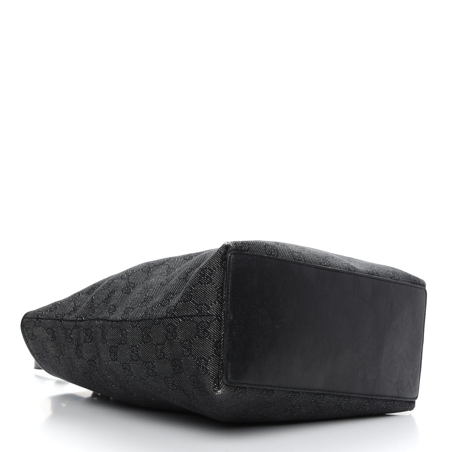 Monogram Large Bucket Tote Black