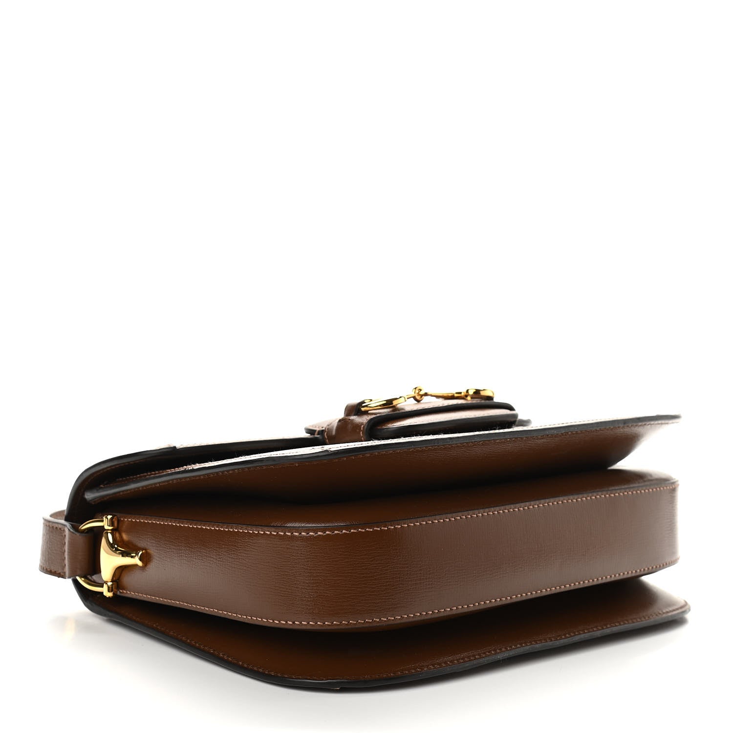 Gucci GG Supreme Monogram Geometric Horsebit 1955 Shoulder Bag Beige Multicolor Brown Sugar 4 of 11