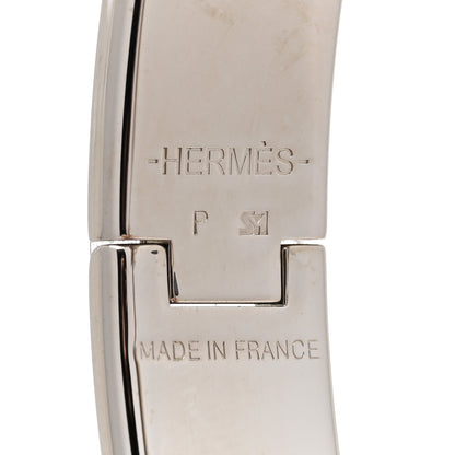 Hermes Enamel Narrow Clic Clac H Bracelet PM Black 4 of 5