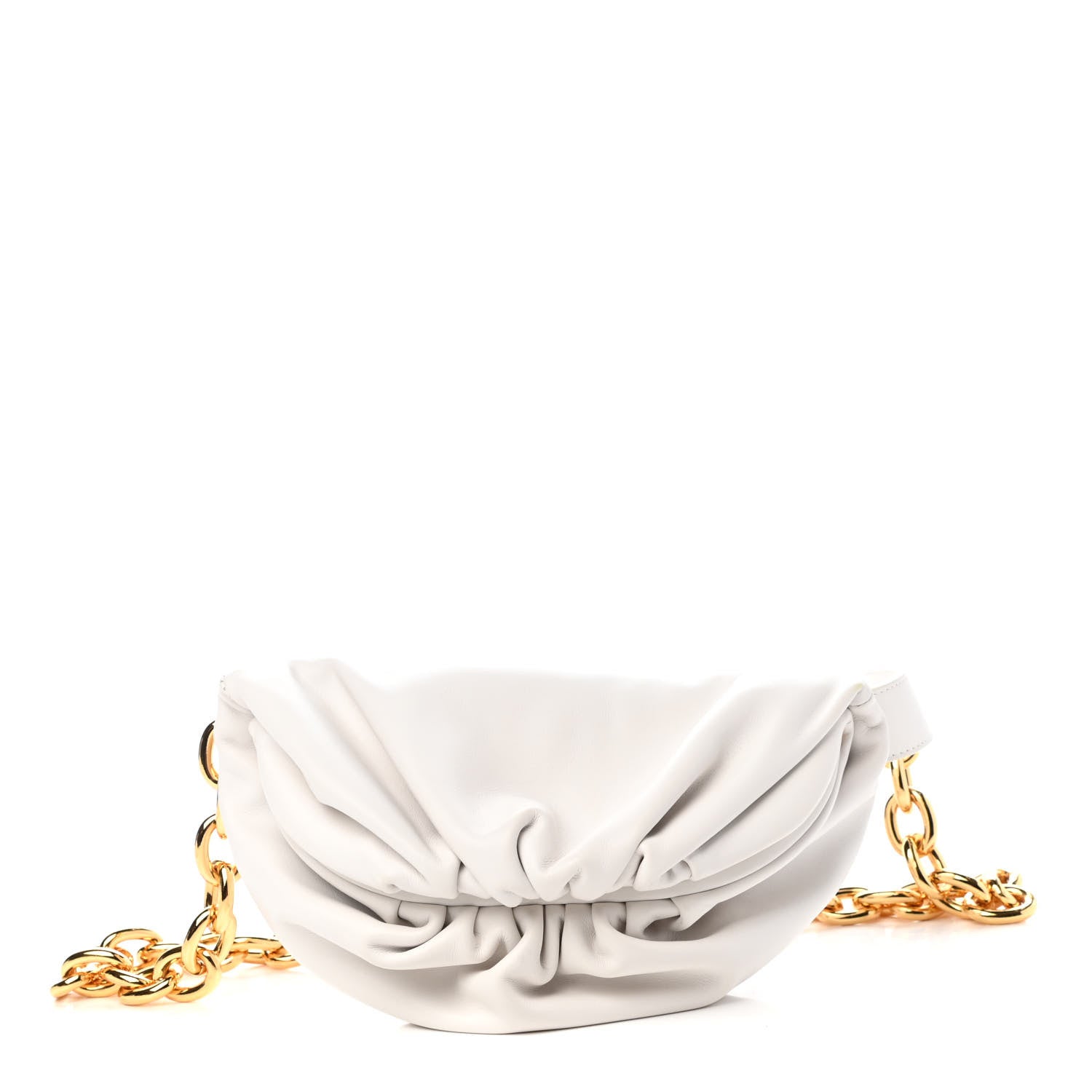 Bottega Veneta Nappa The Belt Chain Pouch Chalk 1 of 9