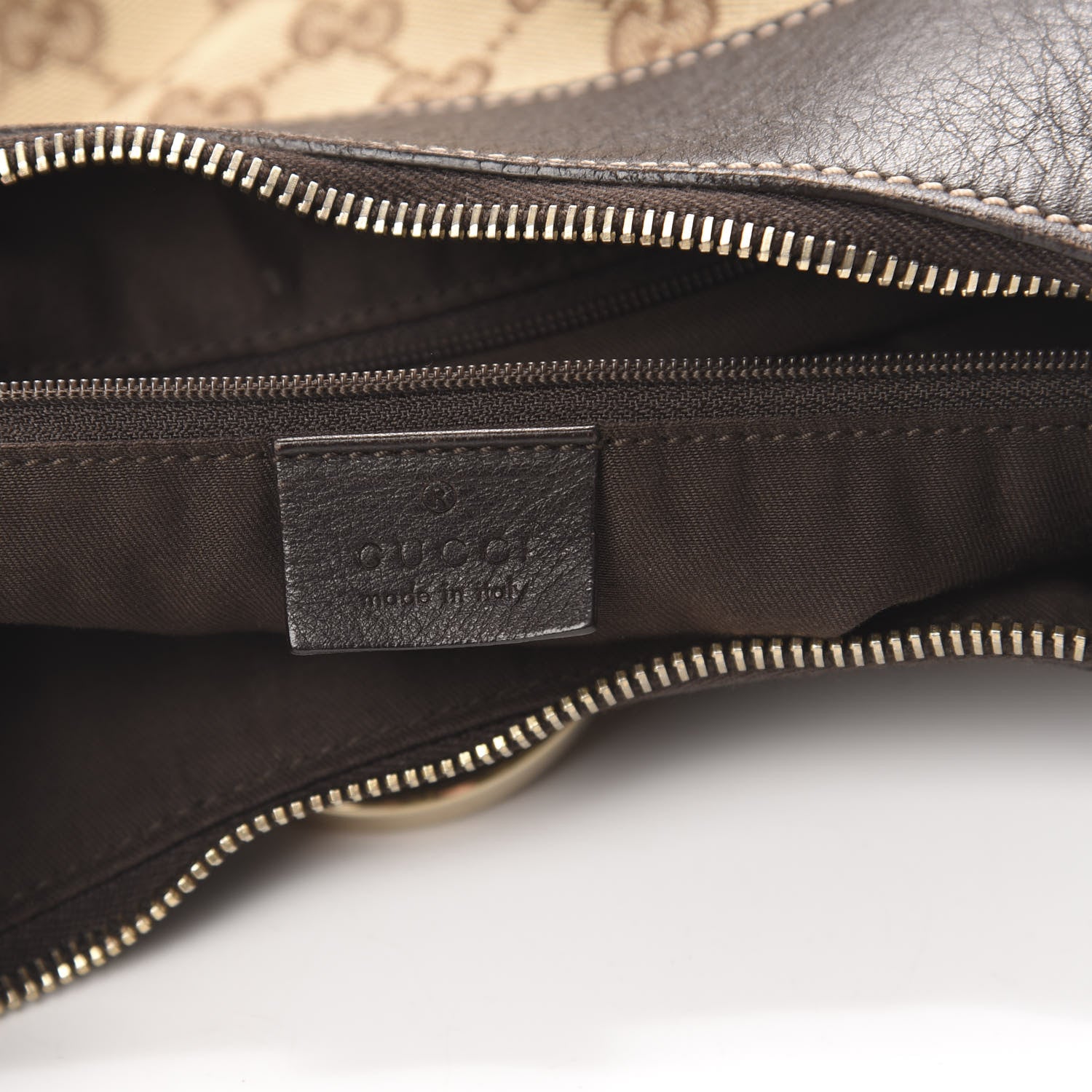 Gucci Monogram Large D Ring Hobo Dark Brown 6 of 17