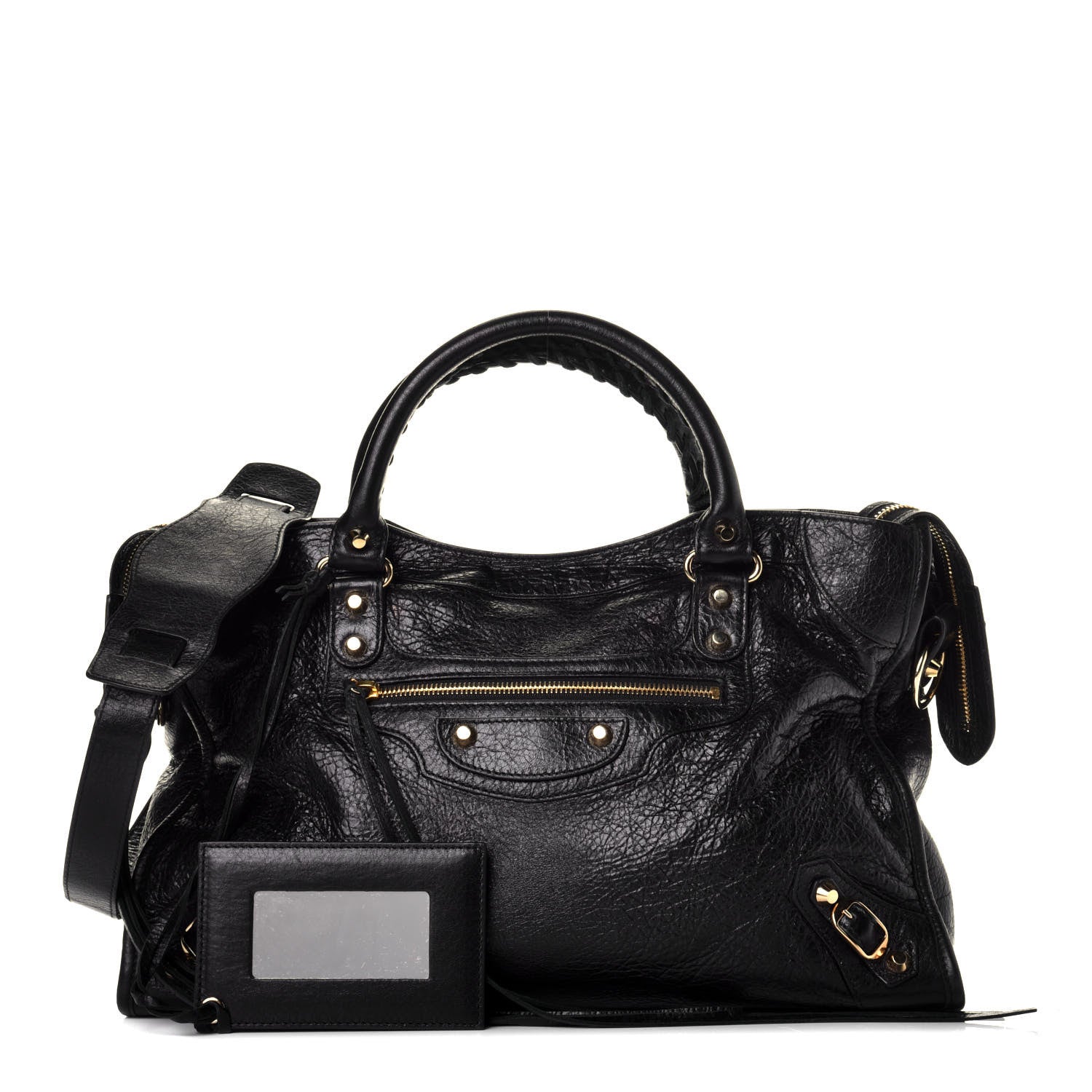 Balenciaga Agneau Classic Gold Hardware City Black 1 of 9