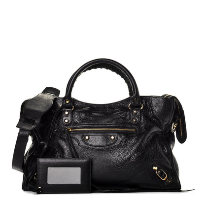 Balenciaga Agneau Classic Gold Hardware City Black 1 of 9