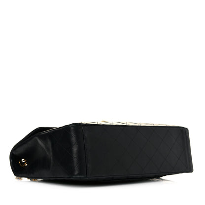 Chanel Lambskin Quilted XL Jumbo Single Flap Black 4 of 20