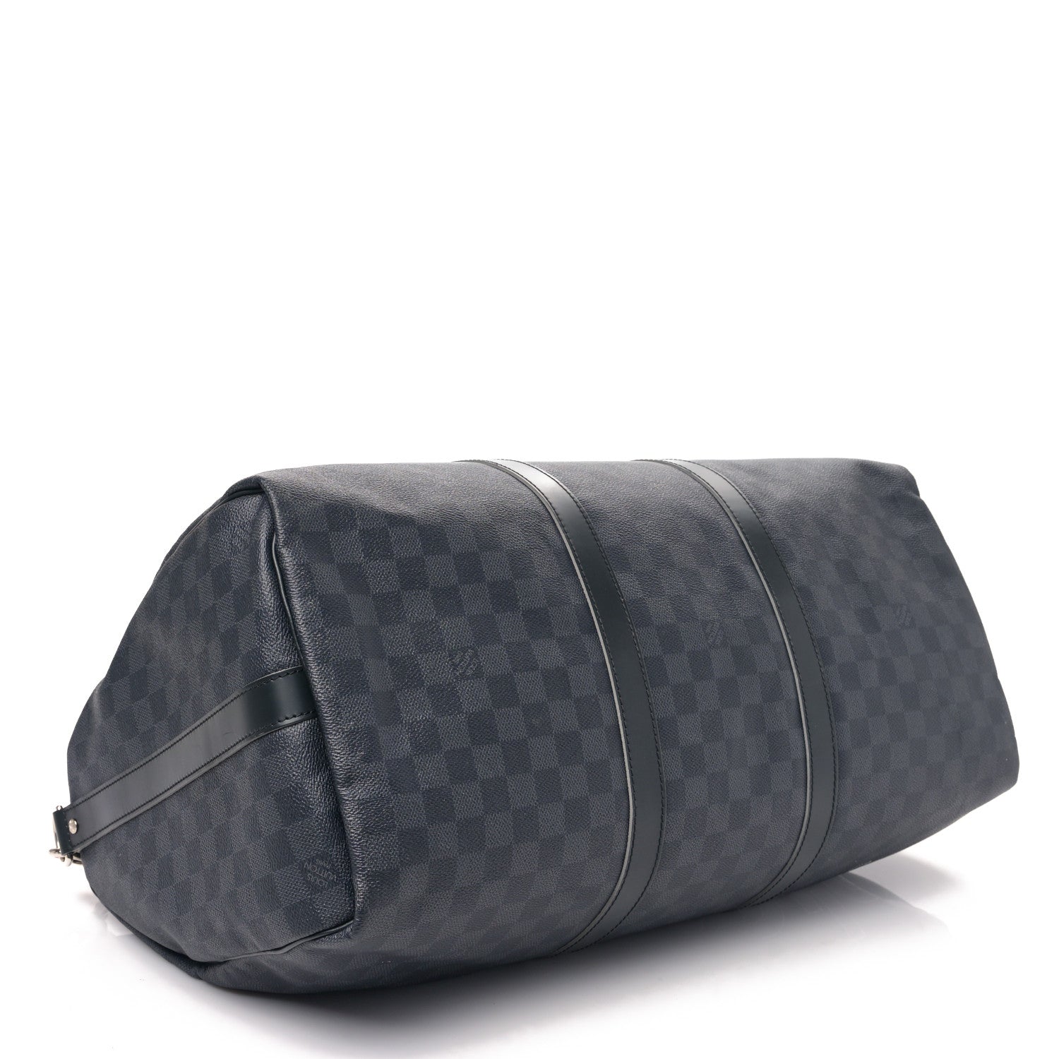 Louis Vuitton Damier Graphite Logo Keepall Bandouliere 50 Gris 3 of 8