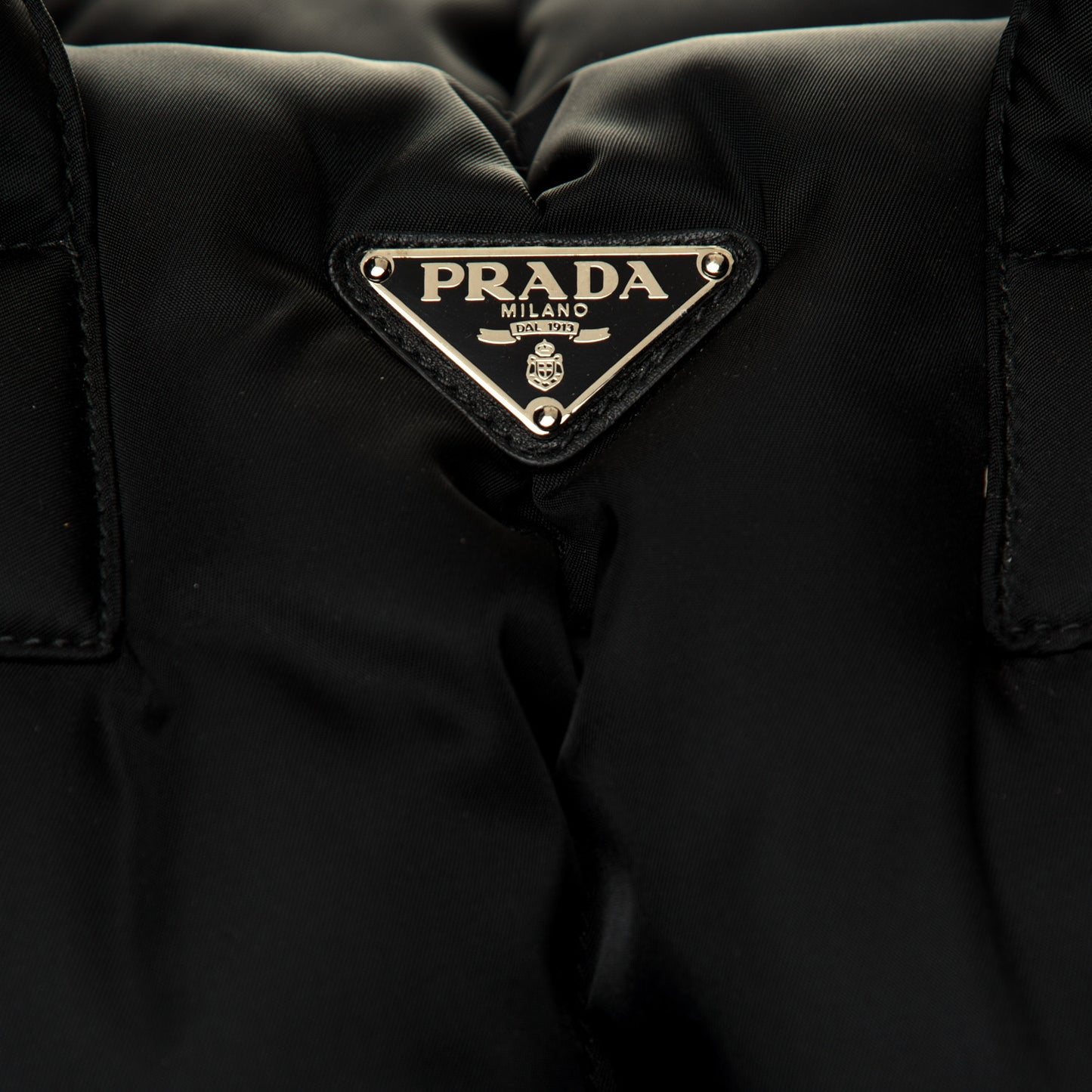 Tessuto Nylon Bomber Duffle Black