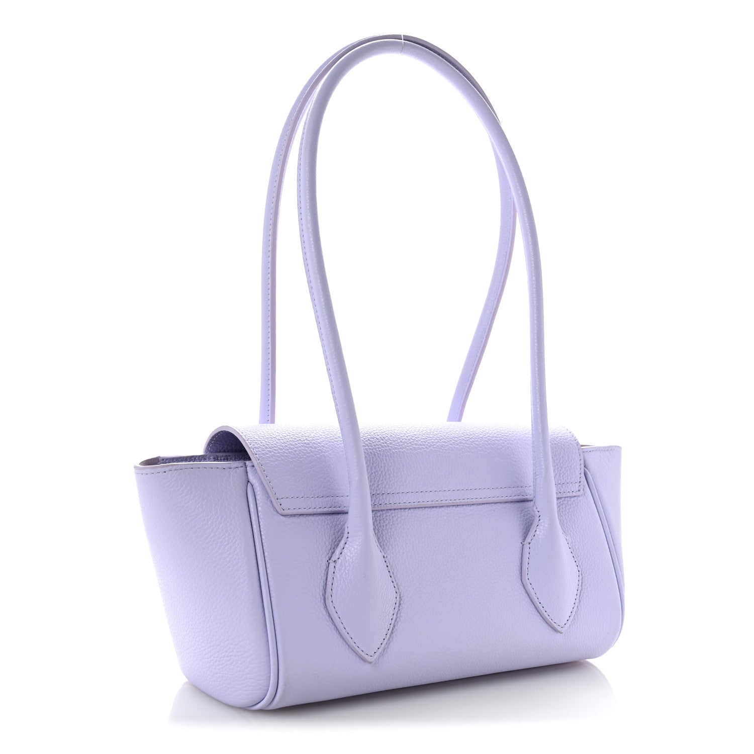 Salvatore Ferragamo ハンドバッグ ライトパープル Salvatore Ferragamo Hammered Calfskin Small Firenze East West Tote