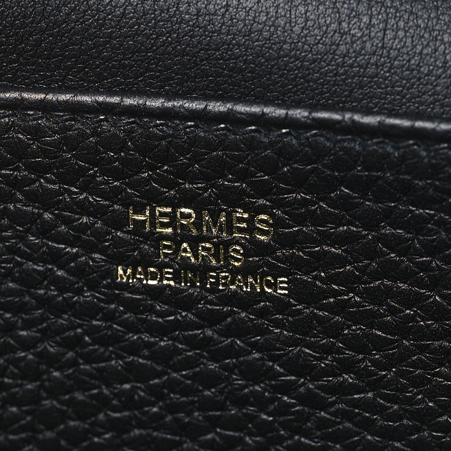 Hermes Taurillon Clemence Halzan 25 Black 6 of 10